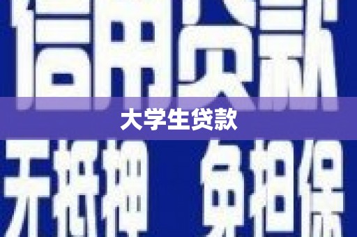 八公山大学生贷款