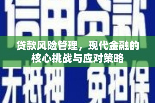八公山贷款风险管理，现代金融的核心挑战与应对策略