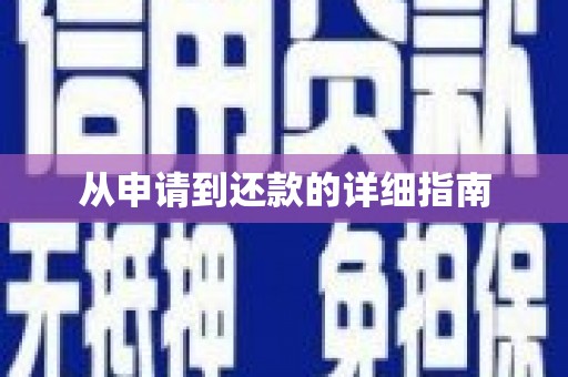 八公山从申请到还款的详细指南