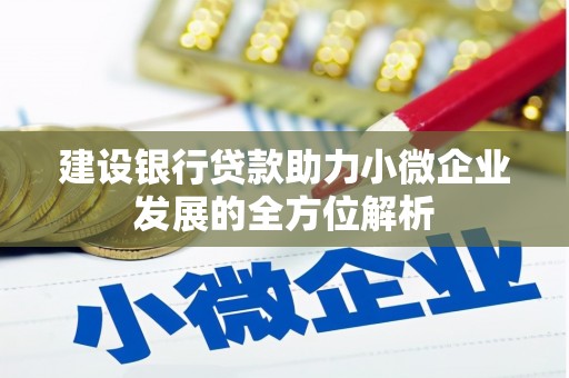 八公山建设银行贷款助力小微企业发展的全方位解析