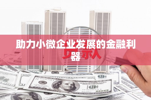 八公山助力小微企业发展的金融利器